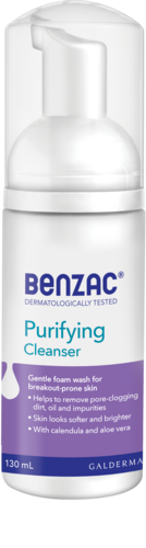 Benzac Purifying Daily Facial Foam Cleanser