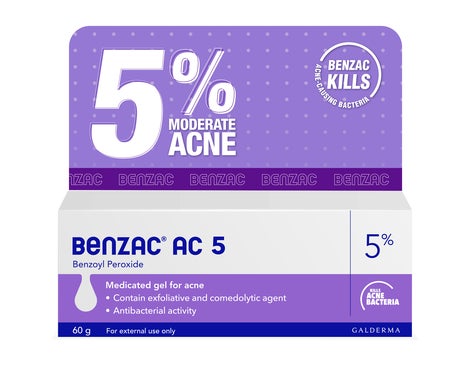 Benzac AC acne treatment gel 5% 60g